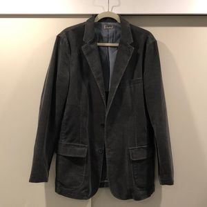 Men’s dark grey corduroy blazer